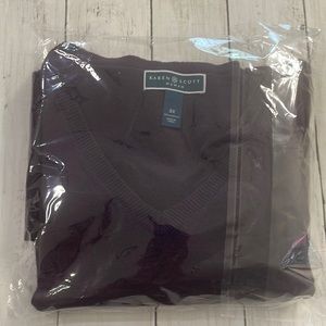 Women’s Karen Scott Deep Purple V-Neck Sweater- Size 3X